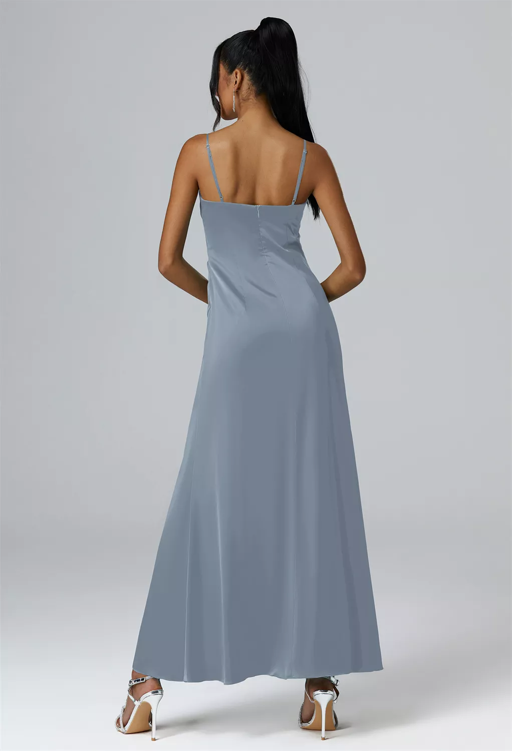 AW Ritenuto Dusty Blue  Wedding Guest Dresses